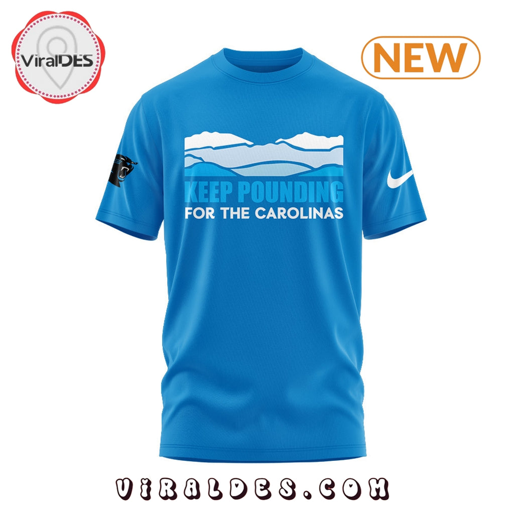 Carolina Panthers Keep Pounding Blue Hoodie