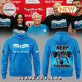 Carolina Panthers Keep Pounding Blue Hoodie, Jogger, Cap