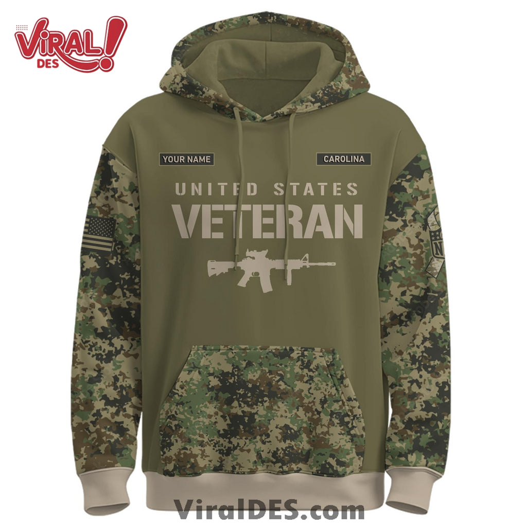 Carolina Panthers Veteran Day 2025 Hoodie Limited Edions