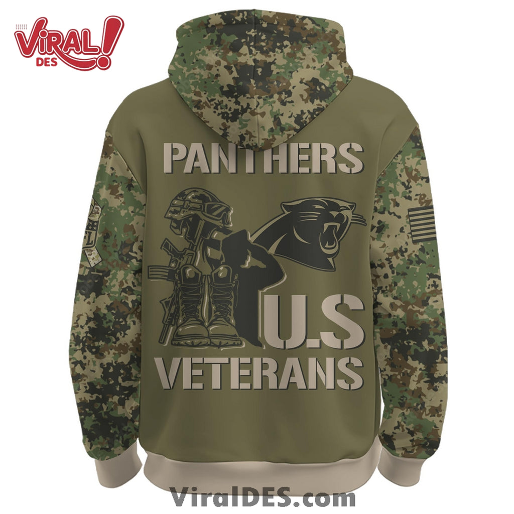 Carolina Panthers Veteran Day 2025 Hoodie Limited Edions