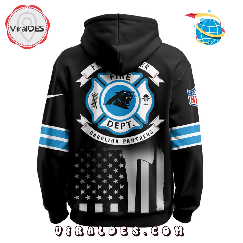 Carolina Panthers x Firefighter Appreciation Night Game Hoodie 2025