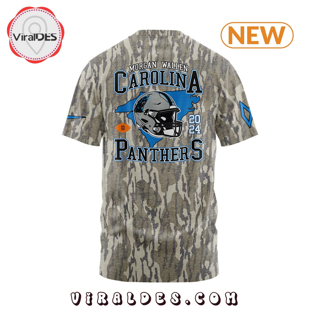 Carolina Panthers x Morgan Wallen Camo Hoodie