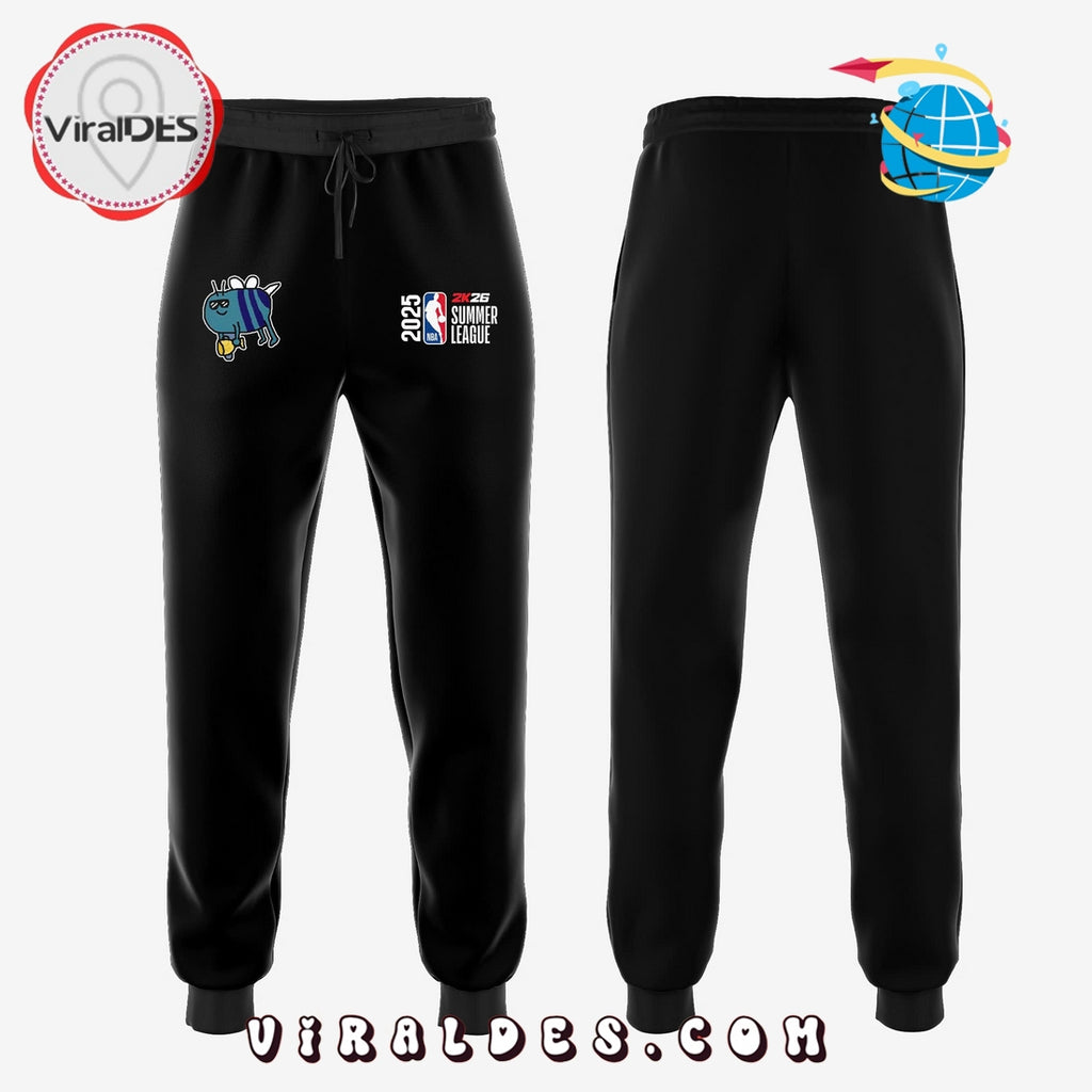 Charlotte Hornets New Bee Wins Logo Black Hoodie, Long Pants