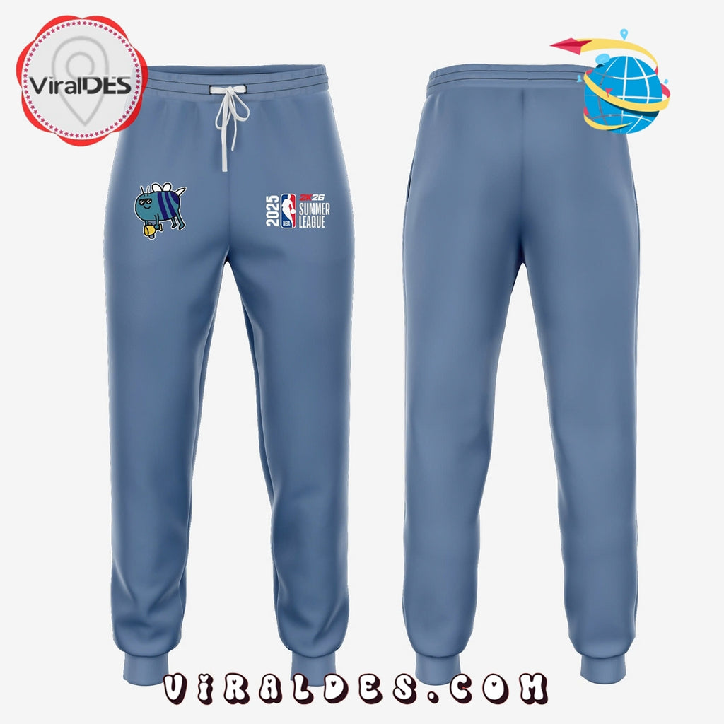 Charlotte Hornets New Bee Wins Logo Blue Hoodie, Long Pants