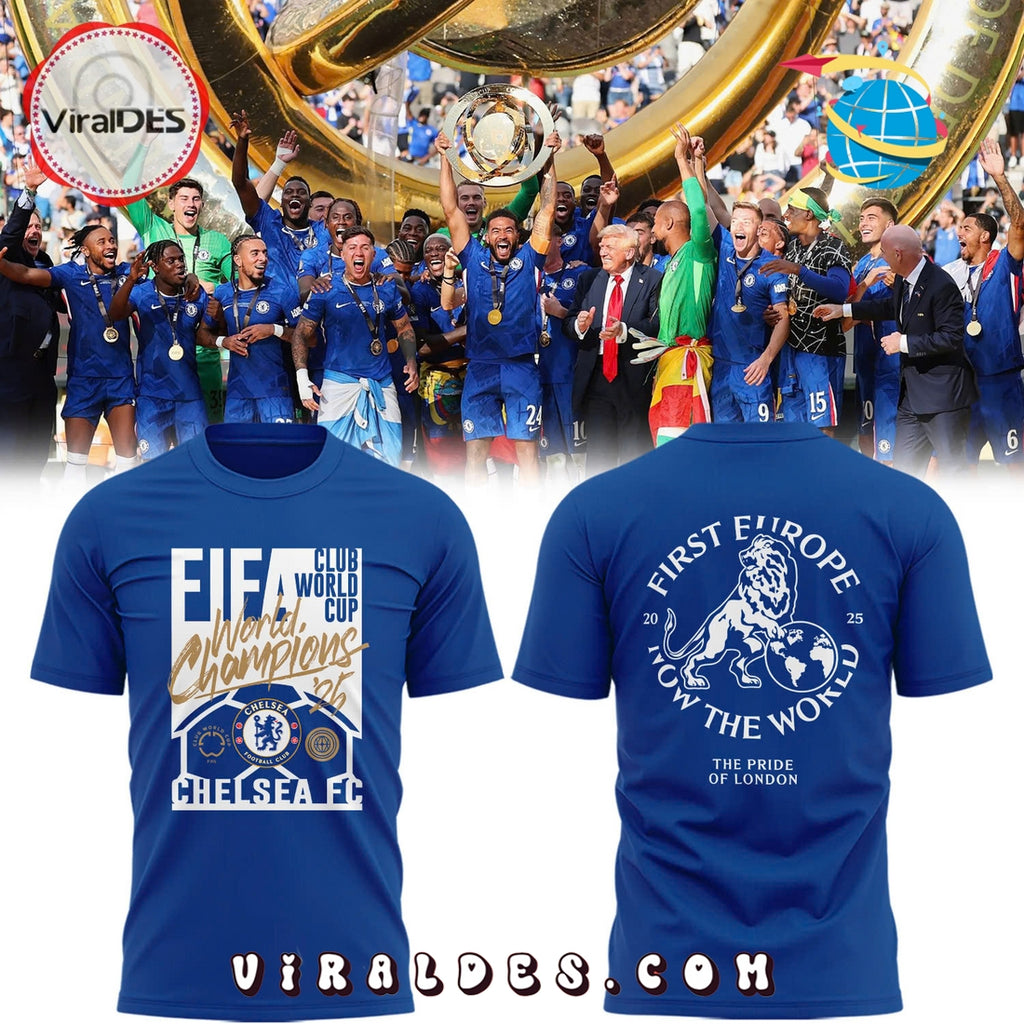 Chelsea 2025 FIFA Club World Cup Champions Blue Shirt