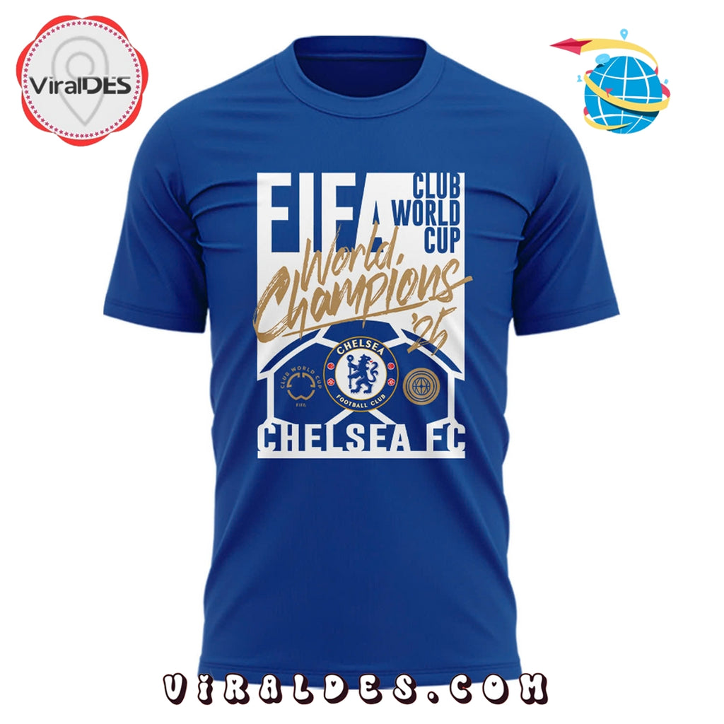 Chelsea 2025 FIFA Club World Cup Champions Blue Shirt