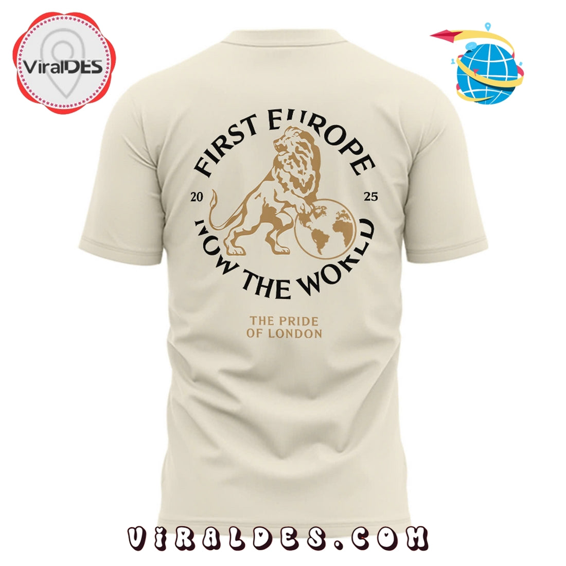 Chelsea 2025 FIFA Club World Cup Champions Cream Shirt