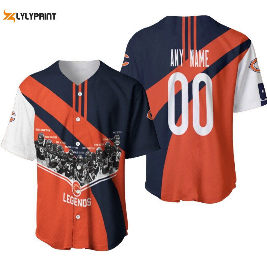 Chicago Bears Legends Great Team Champions Members List Designed Allover Gift With Custom Name Number For Bears... (Image 1)