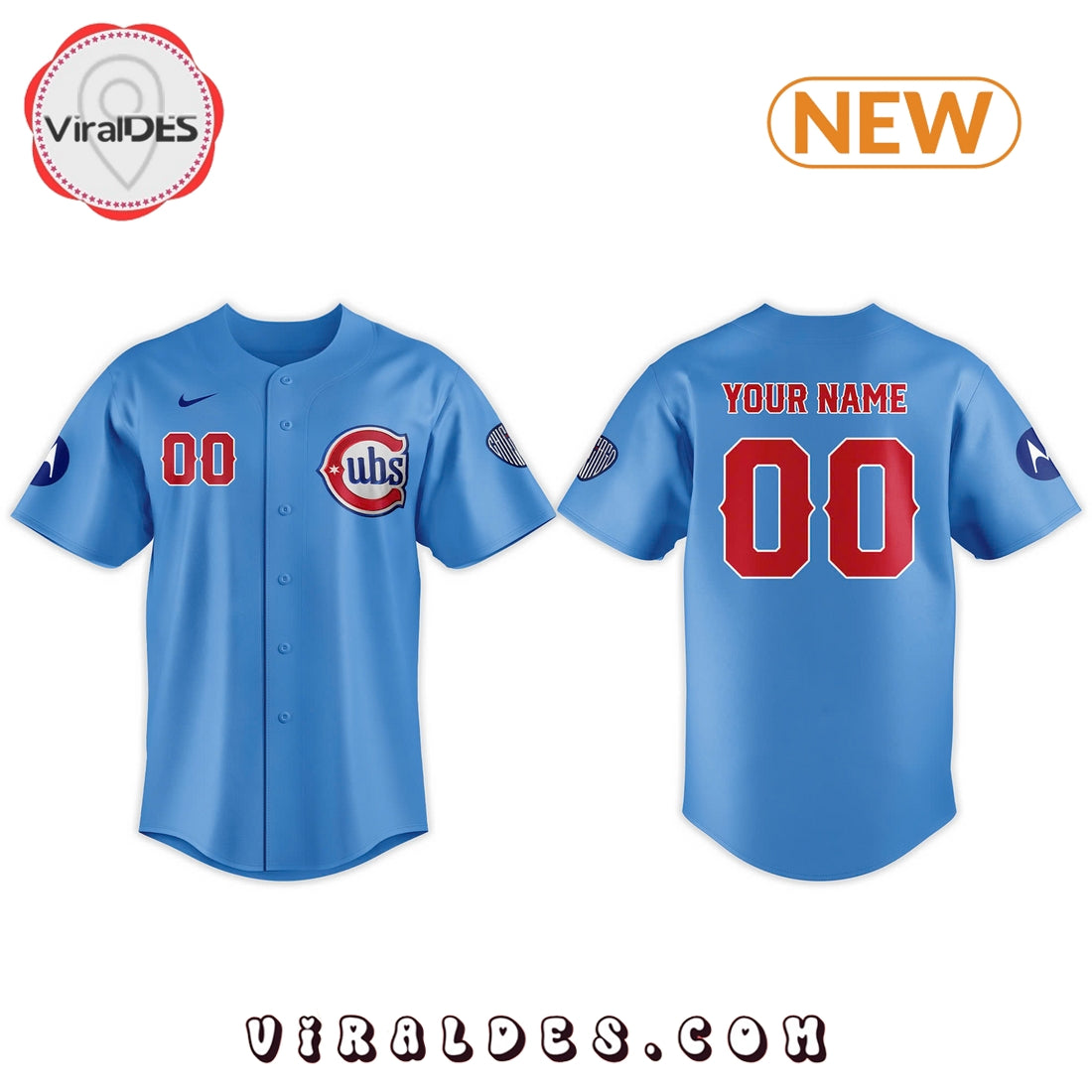 Chicago Cubs Blue Alternate Uniform Baseball Jersey