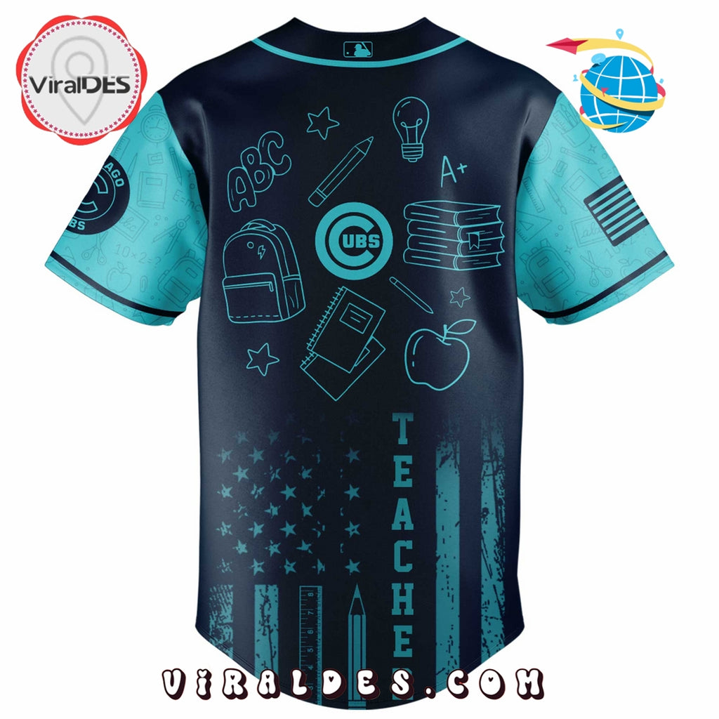 Chicago Cubs MLB x Teacher Appreciation Day Baseball Jersey