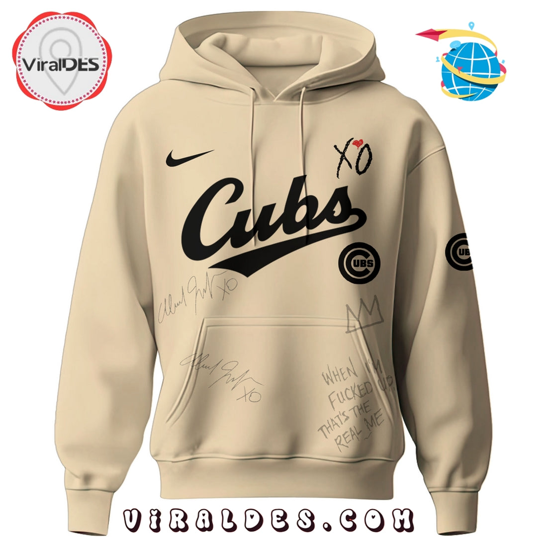 Chicago Cubs x The Weeknd After Hours Til Dawn 2025 Hoodie