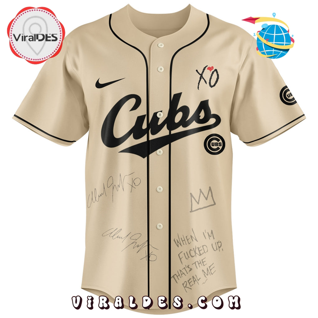 Chicago Cubs x The Weeknd After Hours Til Dawn Baseball Jersey