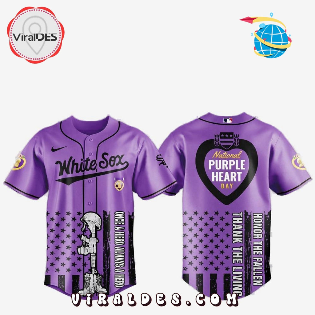 Chicago White Sox MLB x Purple Heart Day Baseball Jersey