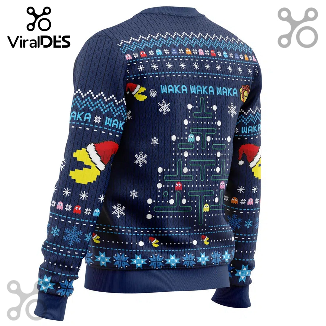 Christmas Tree Pac-Man Christmas Sweater