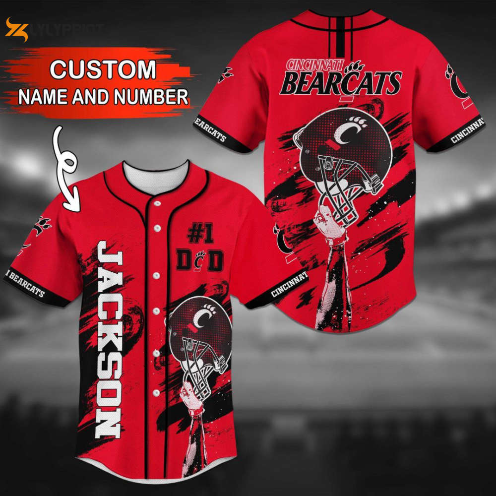 Cincinnati Bearcats Personalized Baseball Jersey Gift For Men Women - lylyprint.com T-Shirts, Hoodie, Sweatshirt (Image 1)