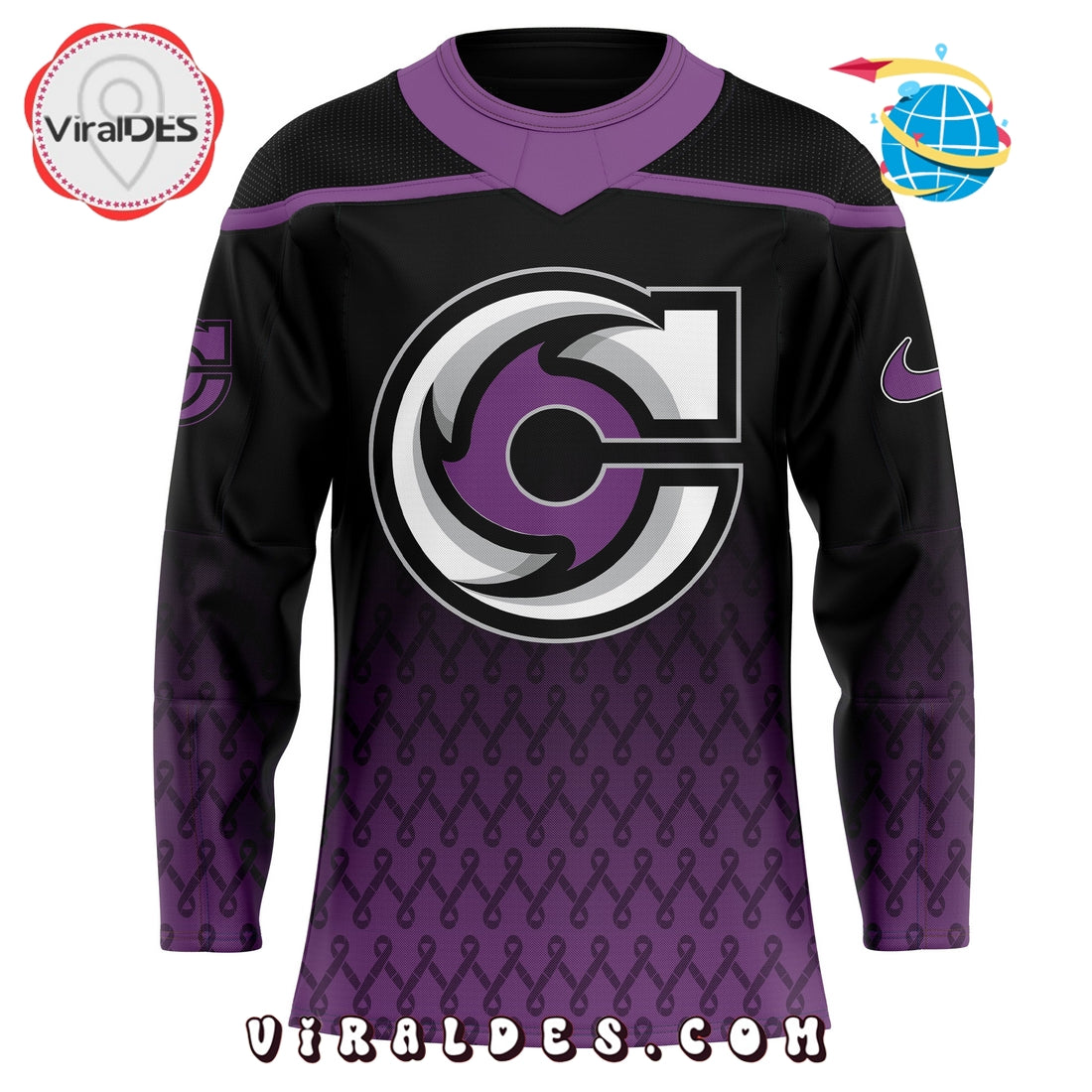 Cincinnati Cyclones Fight Cancer Hockey Jersey