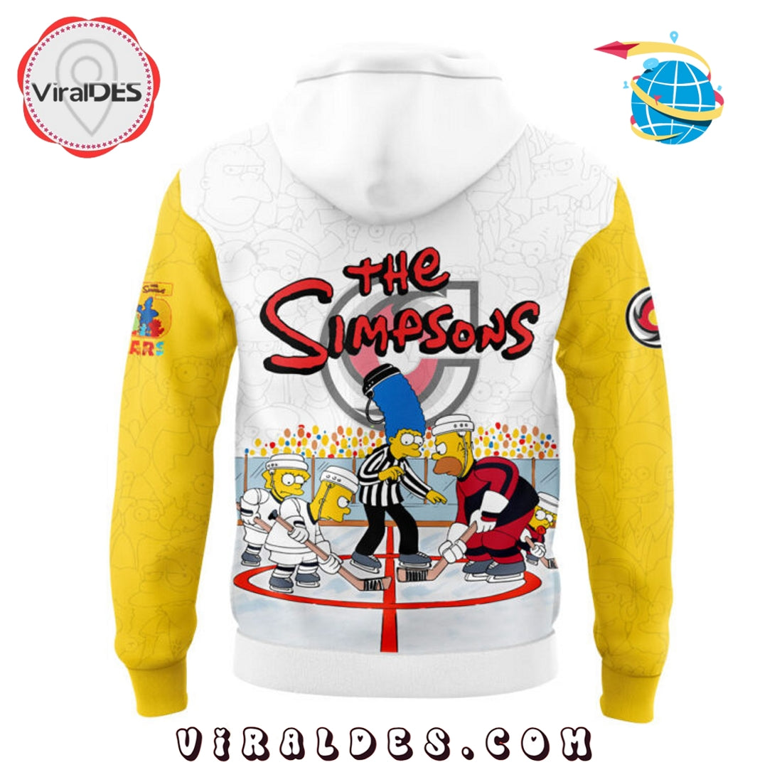 Cincinnati Cyclones x 35th The Simpsons Hoodie, Pants