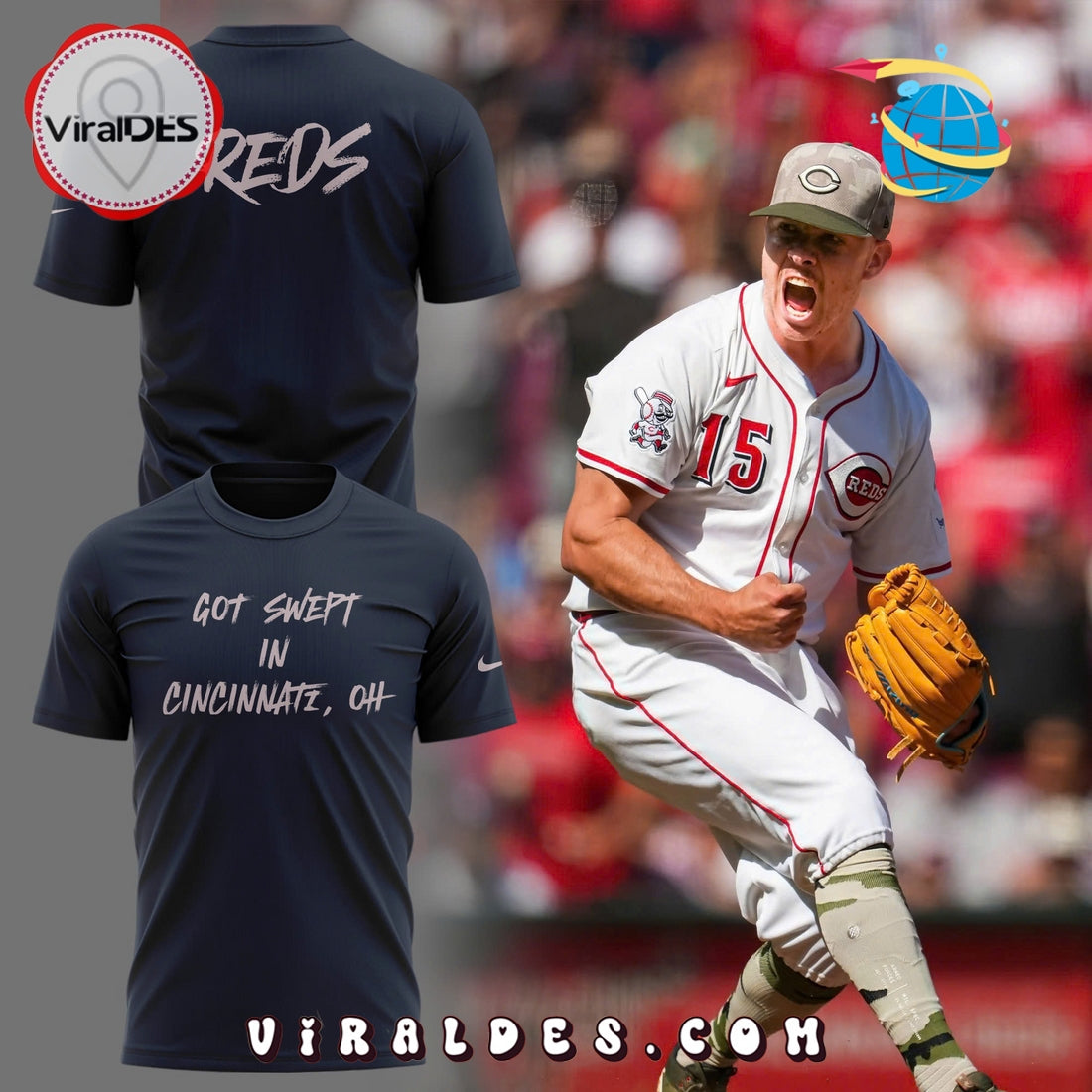 Cincinnati Reds Got swept in Cincinnati, OH Hoodie