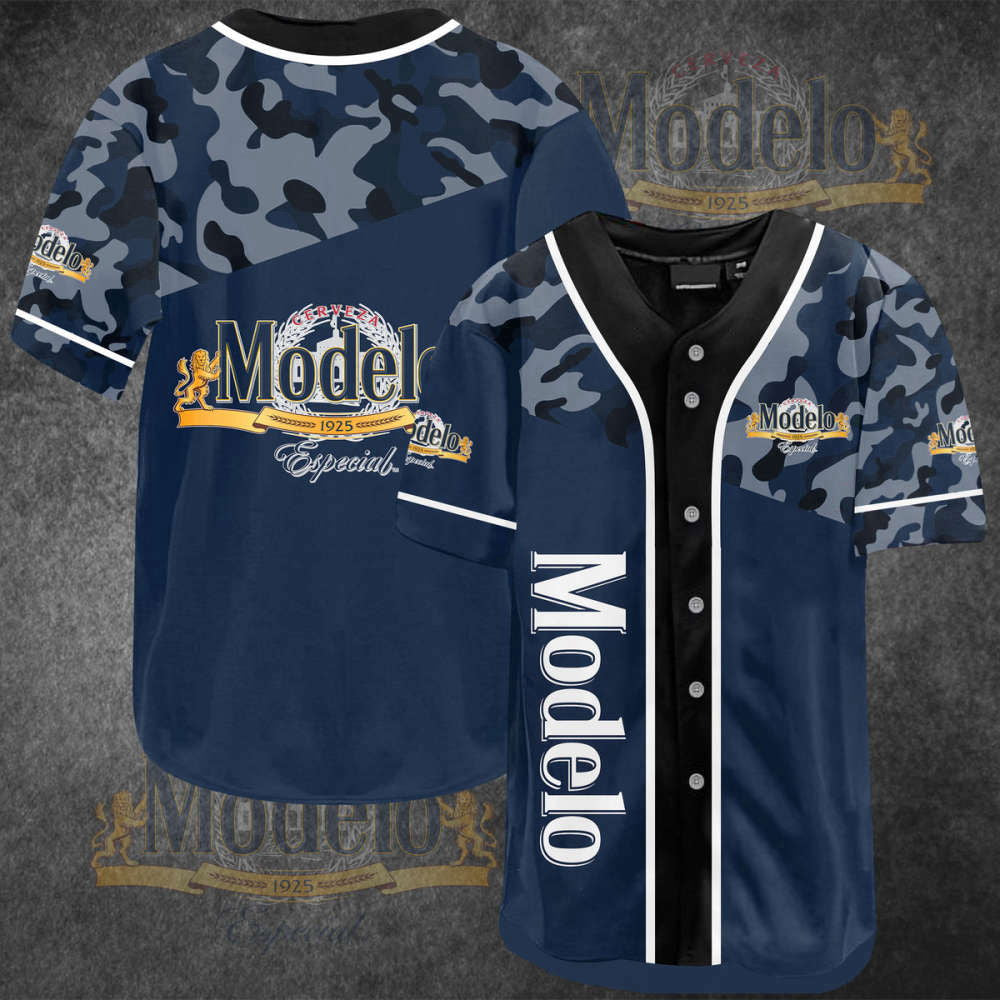 Classic Camouflage Modelo Baseball Jersey – Stylish & Versatile Design - Aopprinter T-Shirts, Hoodie, Sweatshirt (Image 2)