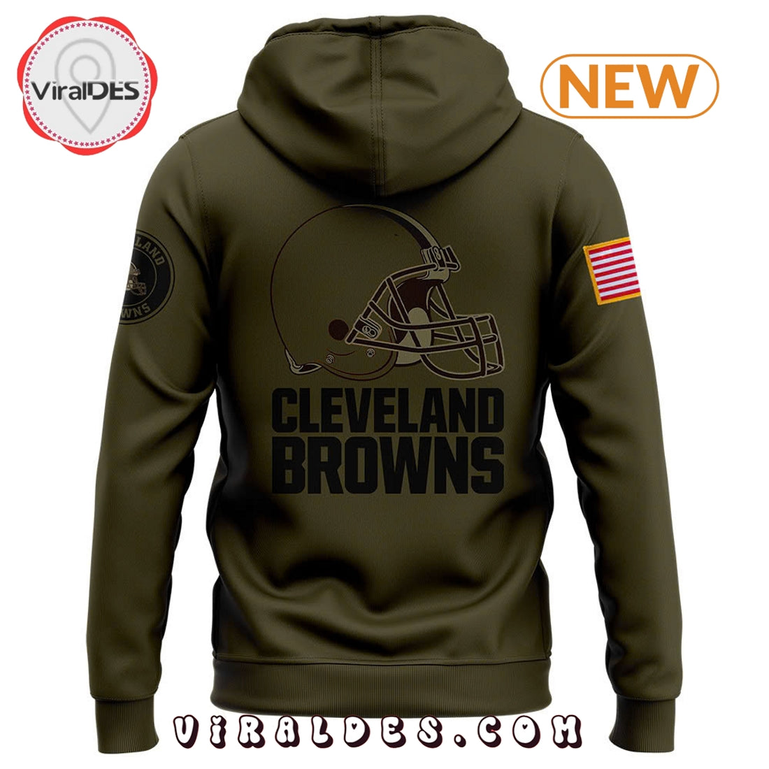 Cleveland Browns Camo Salute to Service Hoodie