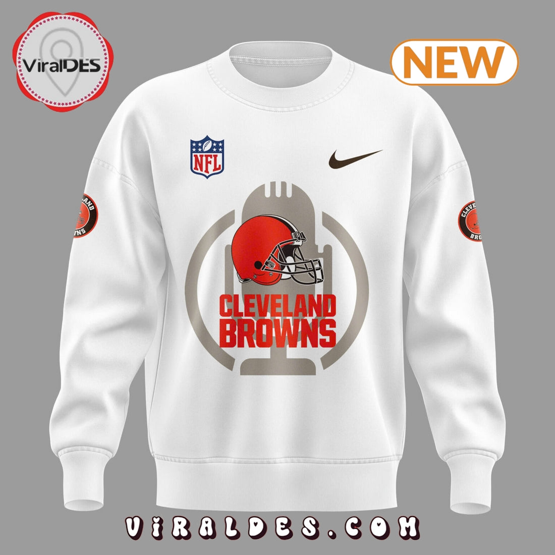 Cleveland Browns Jim Donovan Voice Sweater