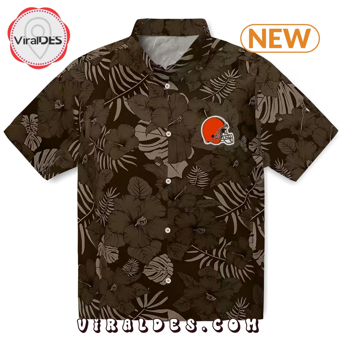 Cleveland Browns Jungle Vibes Hawaiian Shirt