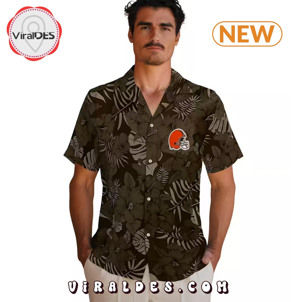 Cleveland Browns Jungle Vibes Hawaiian Shirt