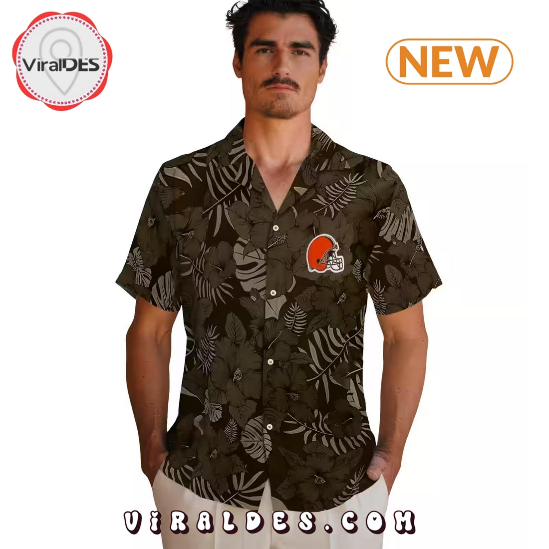 Cleveland Browns Jungle Vibes Hawaiian Shirt