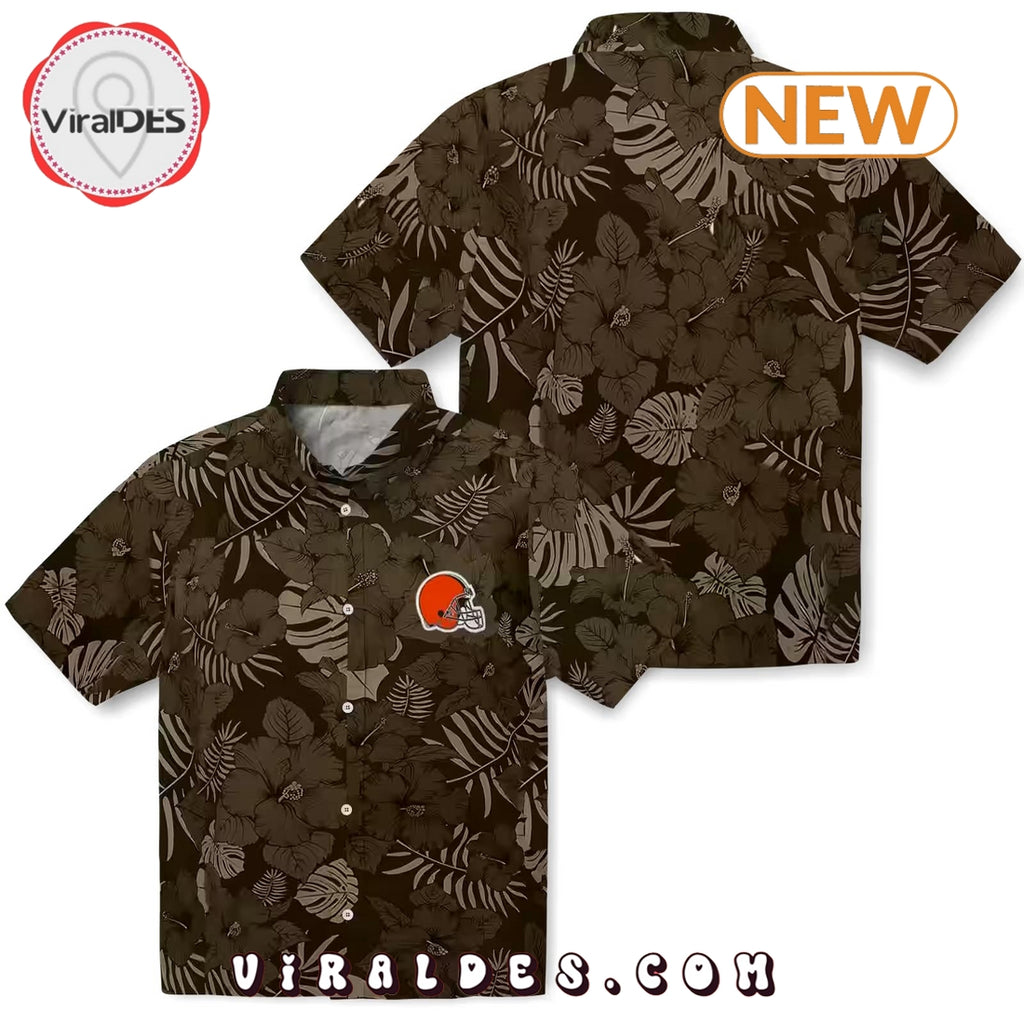 Cleveland Browns Jungle Vibes Hawaiian Shirt