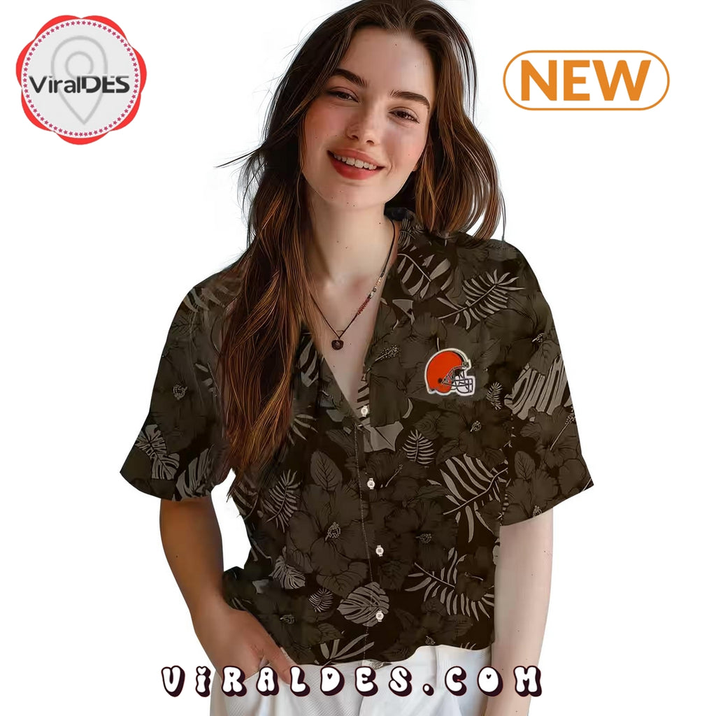 Cleveland Browns Jungle Vibes Hawaiian Shirt