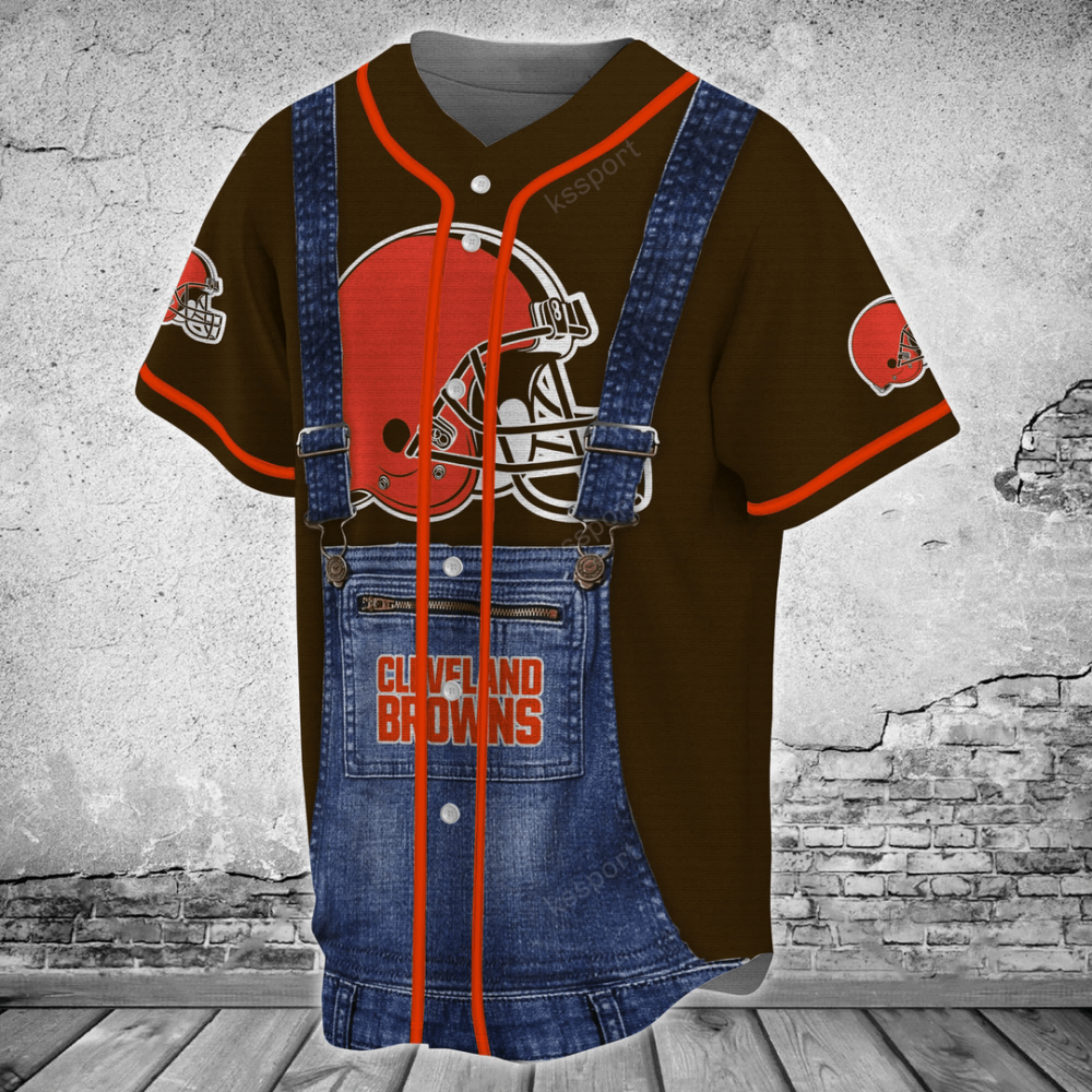 Cleveland Browns Personalized Baseball Jersey - lylyprint.com T-Shirts, Hoodie, Sweatshirt | WearSparks.com (Image 3)