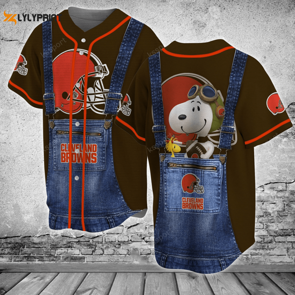 Cleveland Browns Personalized Baseball Jersey - lylyprint.com T-Shirts, Hoodie, Sweatshirt | WearSparks.com (Image 1)
