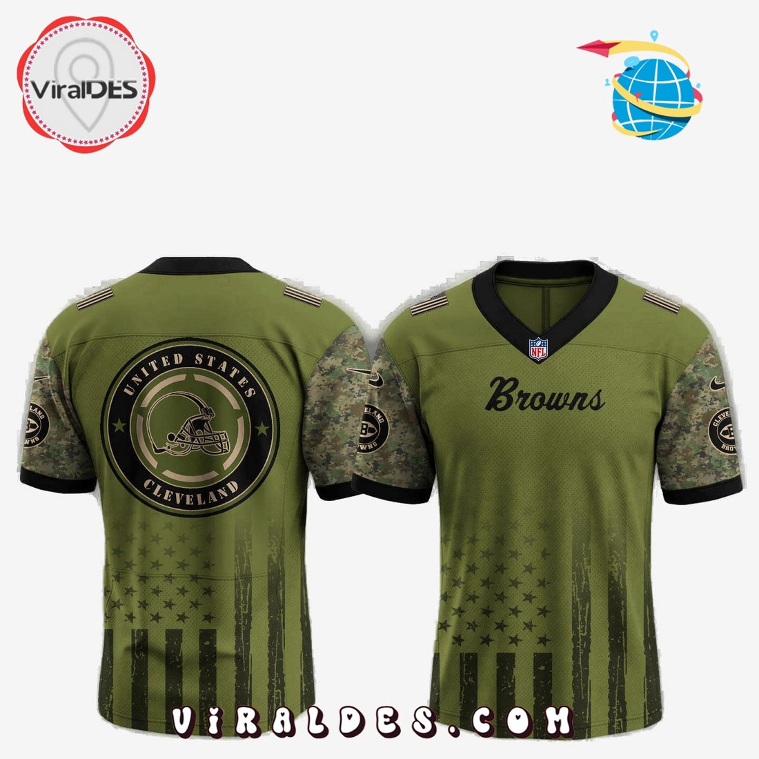 Cleveland Browns x Independence Day 2025 Baseball Jersey