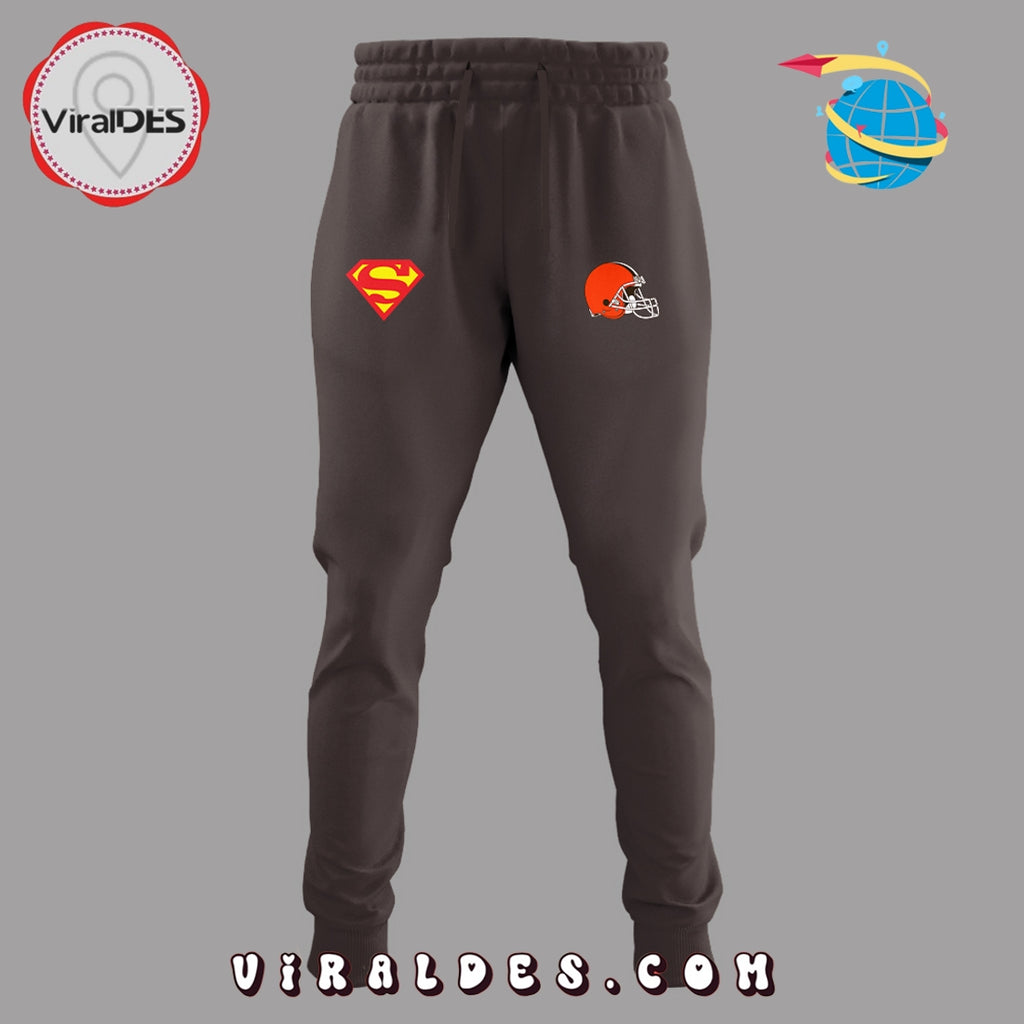Cleveland Browns x Superman Limited Edition Hoodie, Long Pants