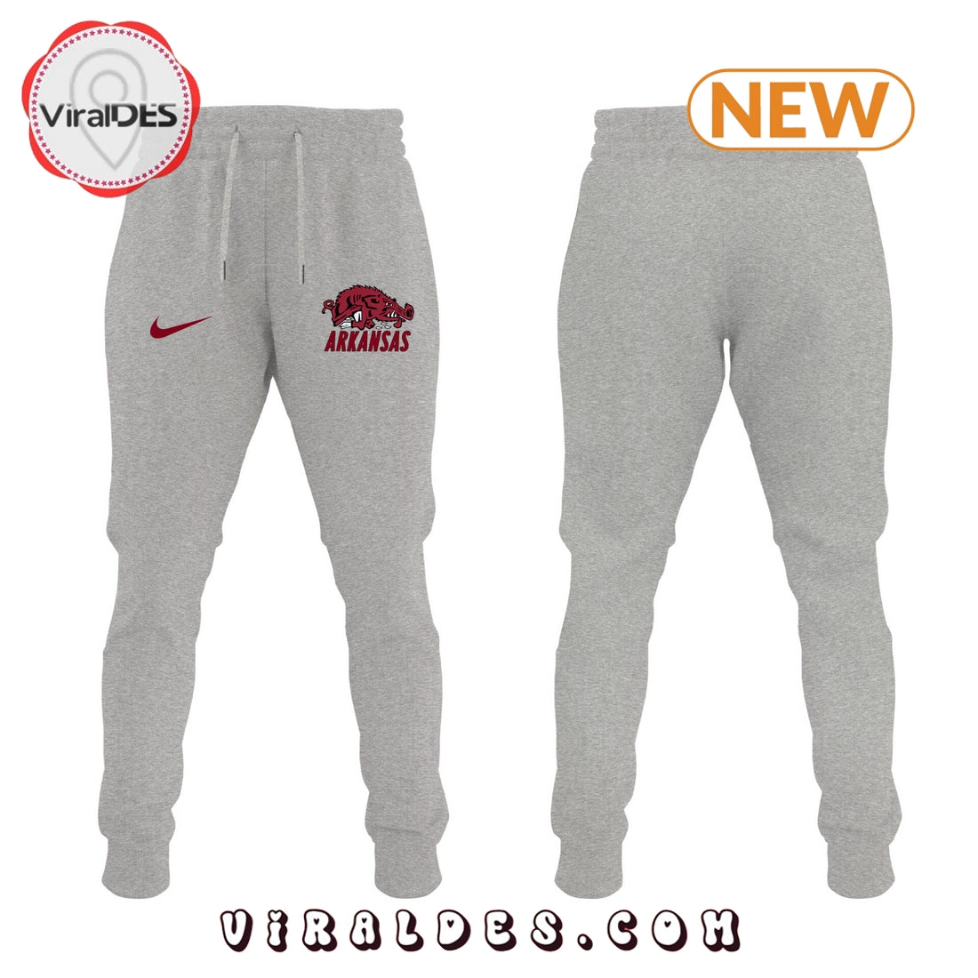 Coach John Calipari Arkansas Razorbacks Gray Hoodie, Jogger, Cap