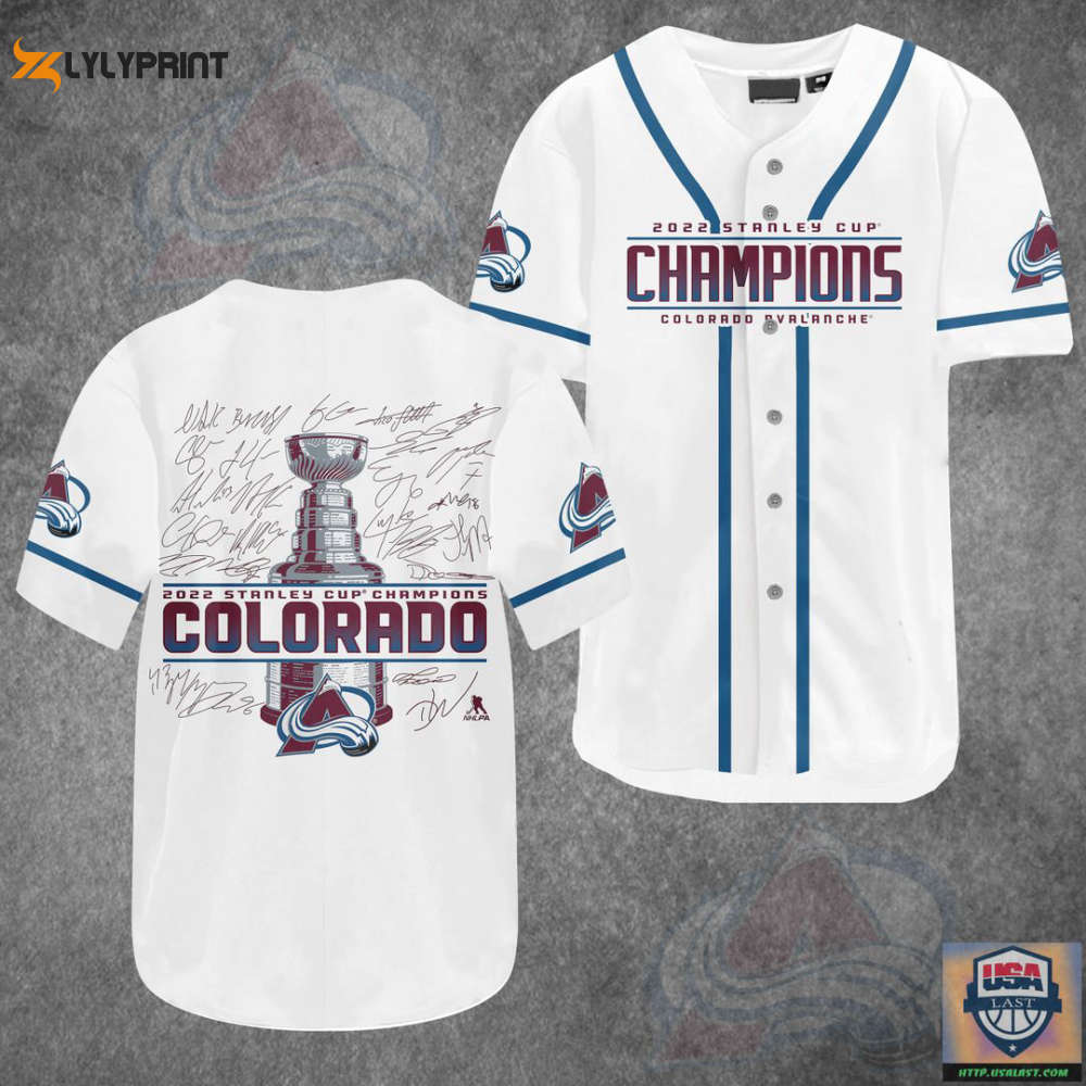 Colorado Avalanche Baseball Jersey For Fans BJ0046 - lylyprint.com