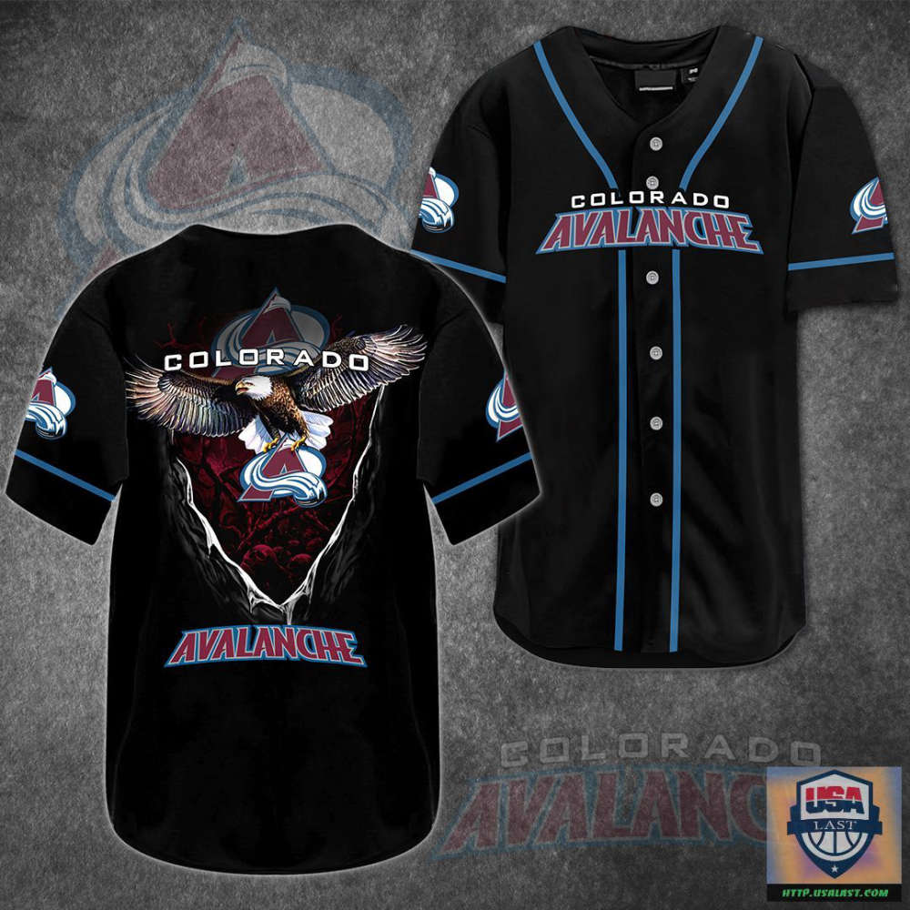 Colorado Avalanche Baseball Jersey For Fans BJ0049 - lylyprint.com
