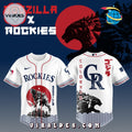 Colorado Rockies MLB x Godzilla Baseball Jersey