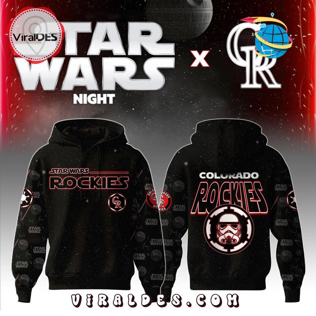 Colorado Rockies MLB x Star War Night Hoodie, Jogger, Cap