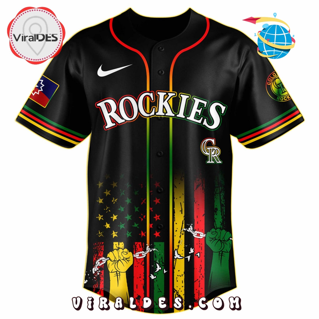 Colorado Rockies x 2025 Juneteenth Day Jersey