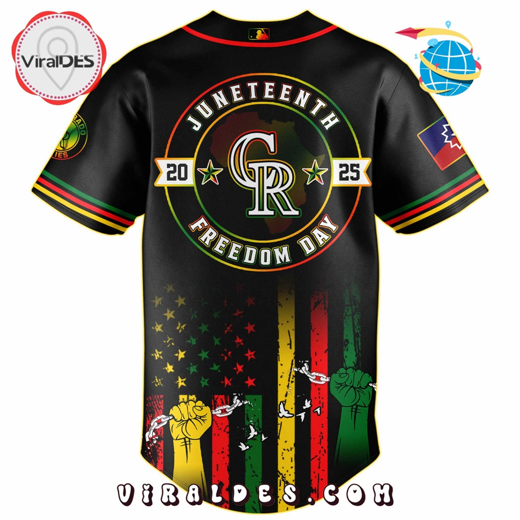 Colorado Rockies x 2025 Juneteenth Day Jersey