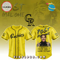 Colorado Rockies x Post Malone Tour 2025 Baseball Jersey