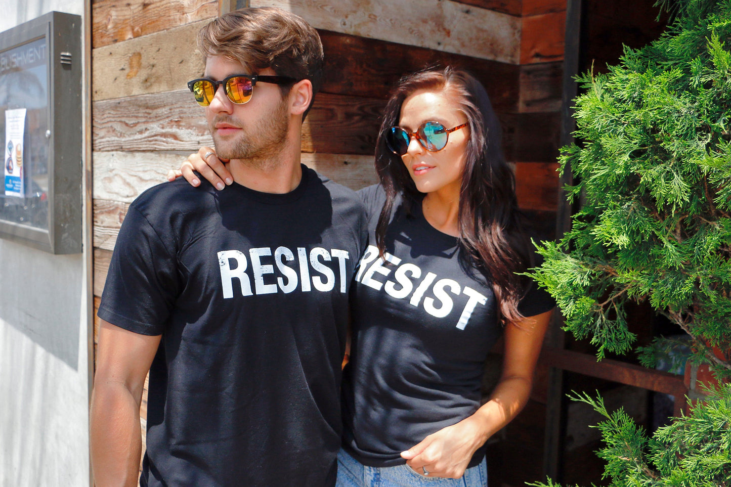 RESIST Men's T Shirt Hoodie, Sweatshirt | WearSparks.com (Image 4)