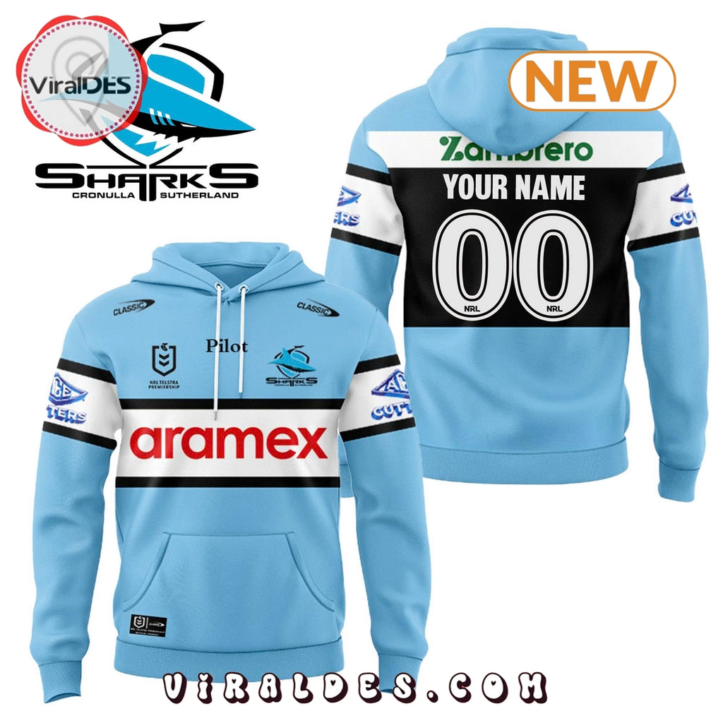 Cronulla-Sutherland Sharks 2025 Custom Limited Hoodie