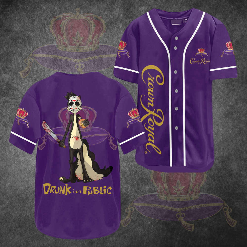 Crown Royal Baseball Jersey: Stand Out in Style and Show Your Love for the Classic Whiskey! - Aopprinter... (Image 2)
