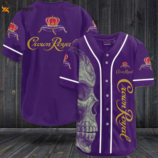 Crown Royal Skull Baseball Jersey - lylyprint.com