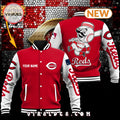 Custom Cincinnati Reds Red Baseball Jacket