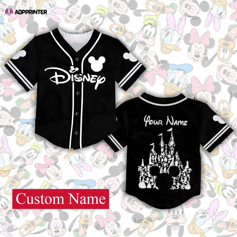 Custom Ddisneyland Baseball Jersey Ddisney Vacation Matching Shirt Personalized Ddisney Baseball Game Day... (Image 1)