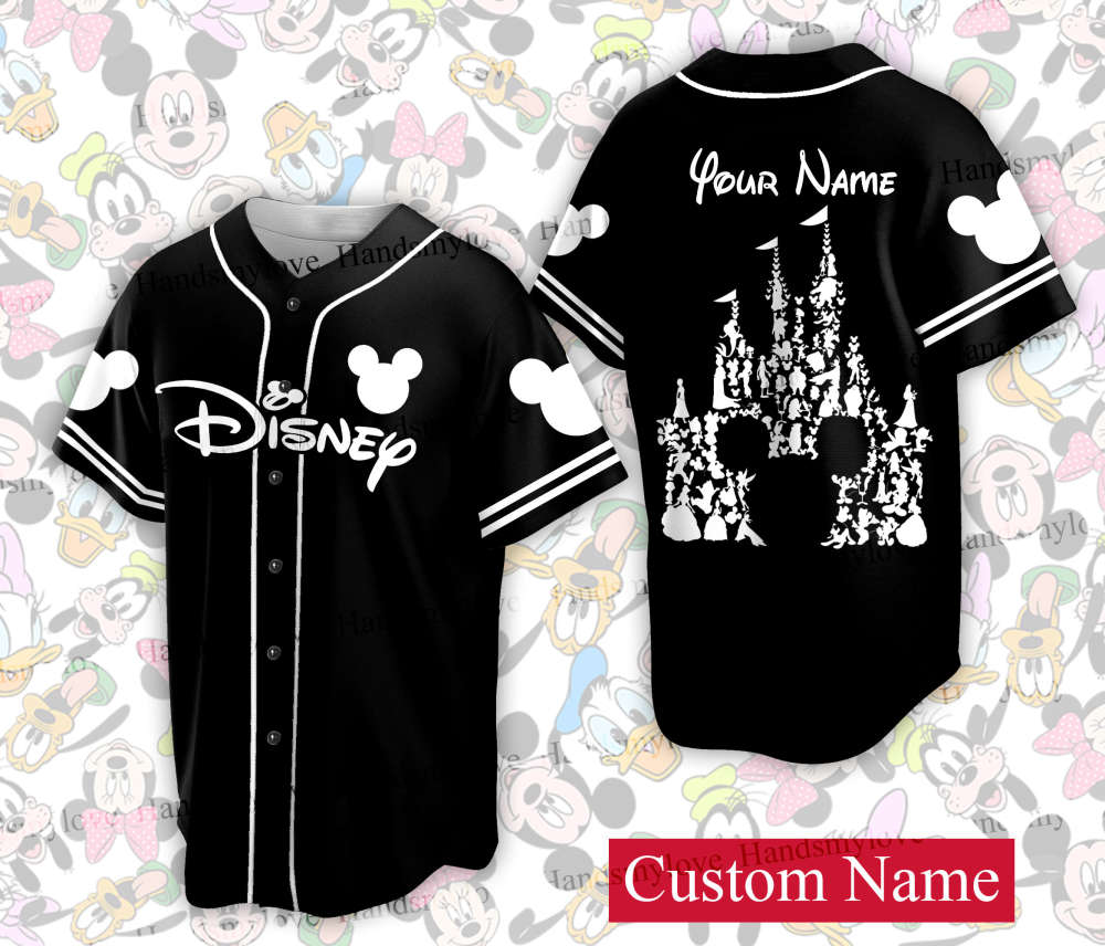 Custom Ddisneyland Baseball Jersey Ddisney Vacation Matching Shirt Personalized Ddisney Baseball Game Day Outfit For Baseball Fan Player