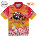 Custom Kansas City Chiefs Tropical Canoe Hawaiian Shirt